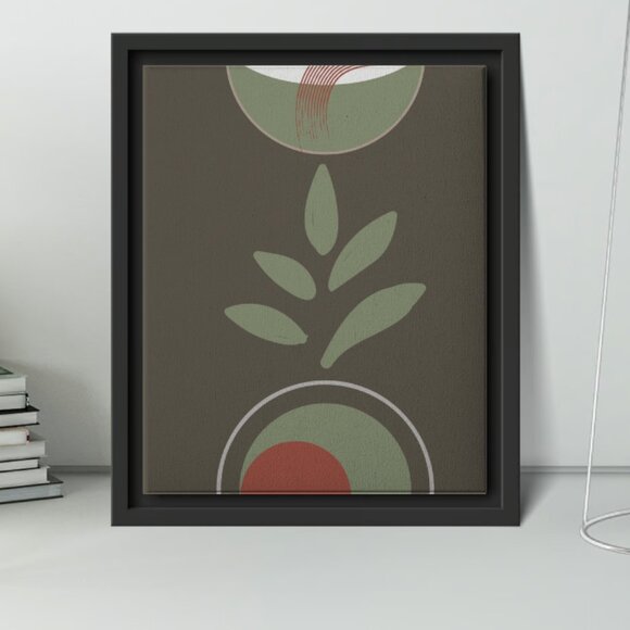 Abstract Plant Art | Modern Home Decor | Minimalist Green Print l High Quality - Picture 4 of 6